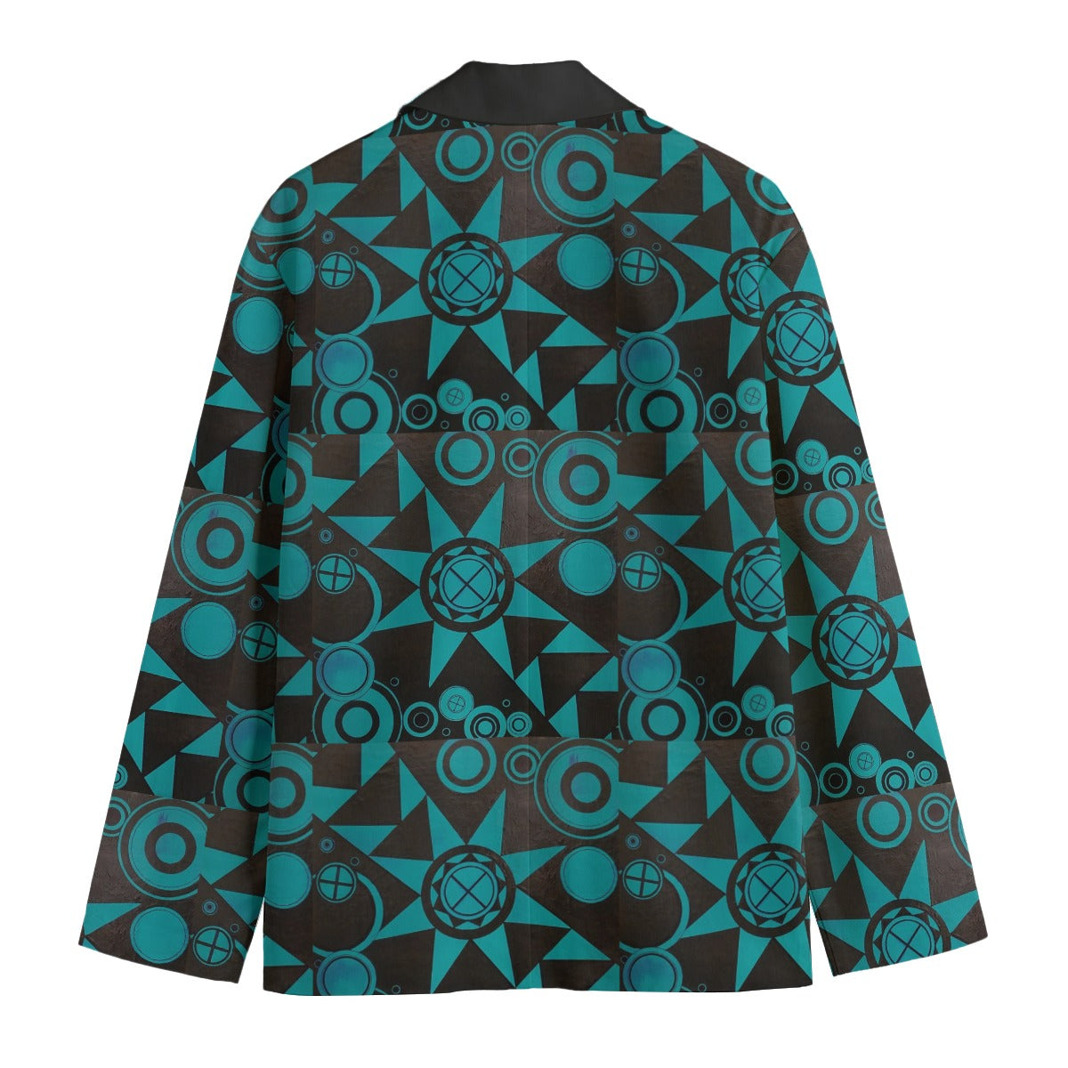Casual Flat Lapel Collar Blazer | Medicine Sun