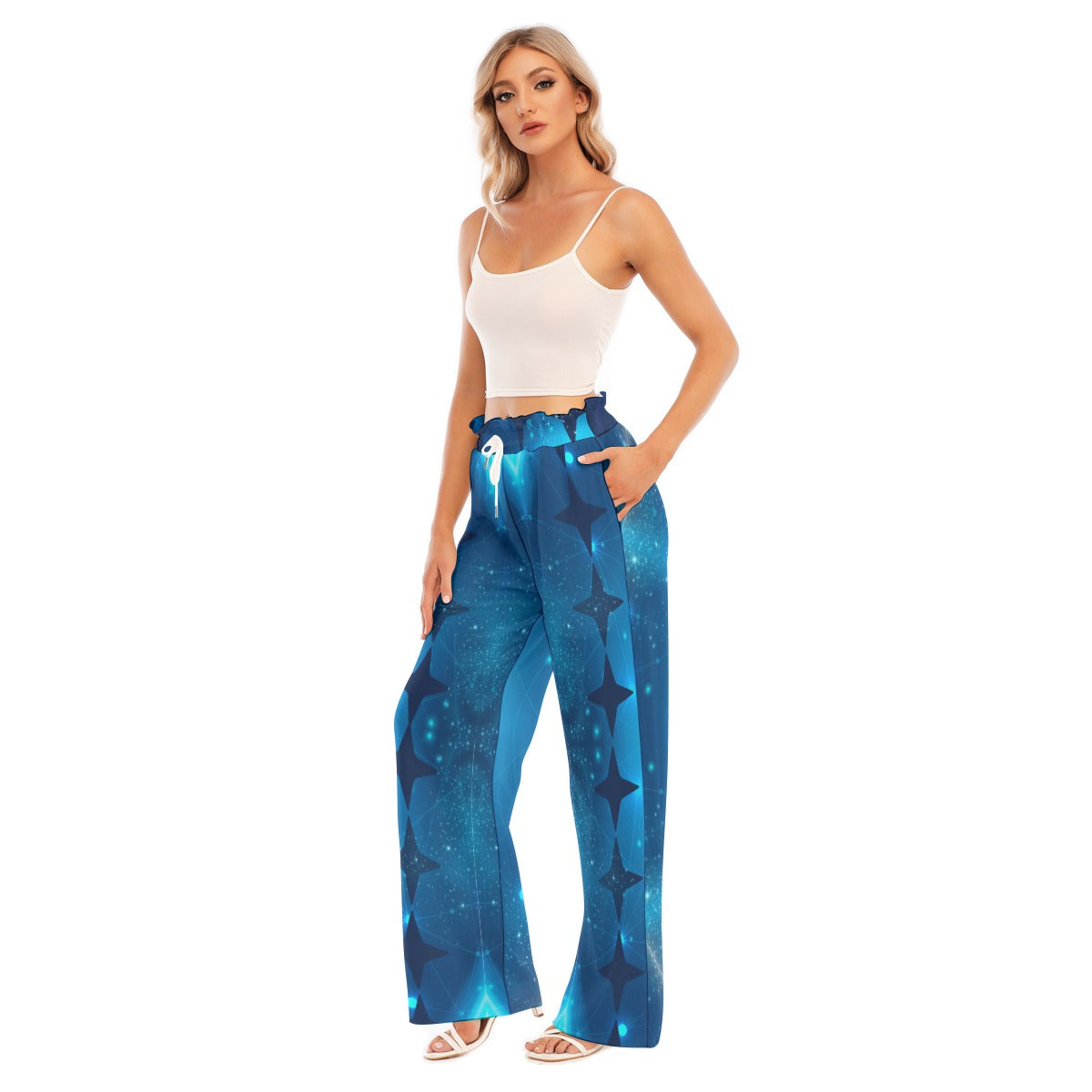 Evening Morning Star Wide-leg Pants
