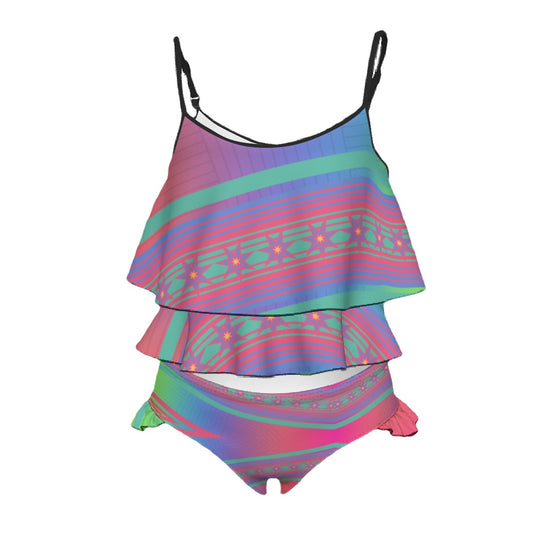 Kid's Swimsuit | CWY Neon Moon