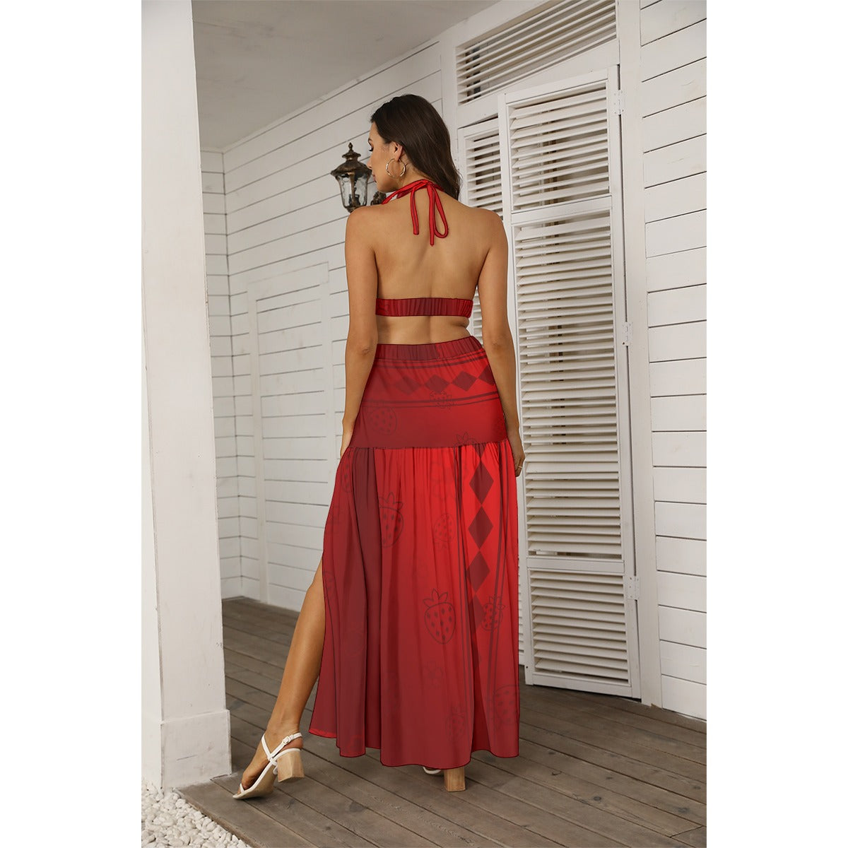Tie Back Wrap Dress | Biuko Homma