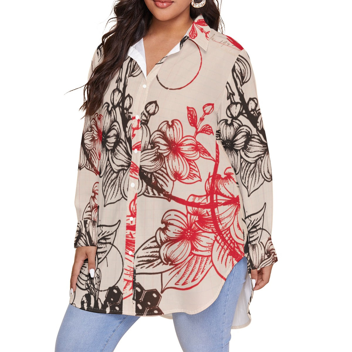 Long Sleeve Blouse | Dogwoods in Raleigh