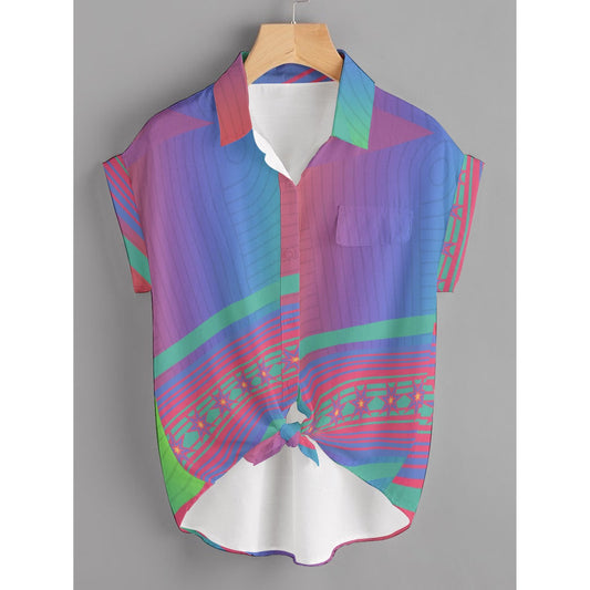 Tie Front (Plus Size) | CWY Neon Moon