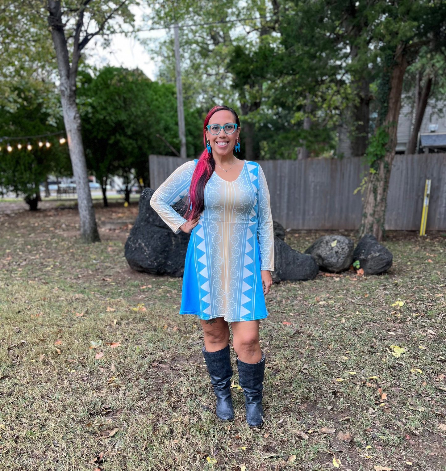 Mother meets Sky | long sleeve dress