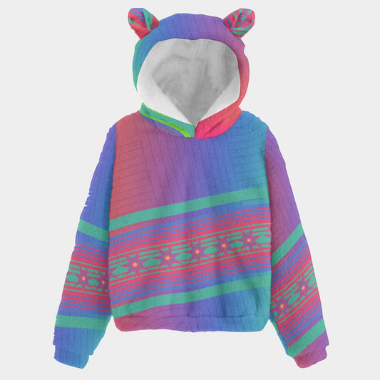 Kid’s Borg Fleece Sweatshirt | CWY Neon Moon