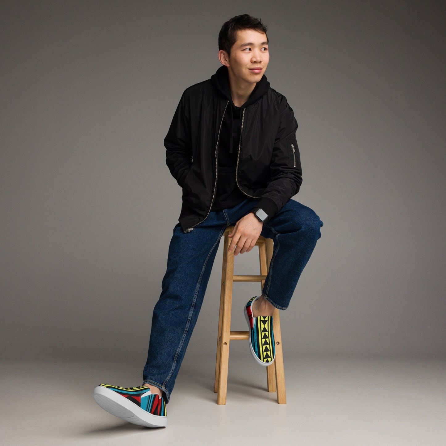 Slip-on canvas shoes | Achaffa
