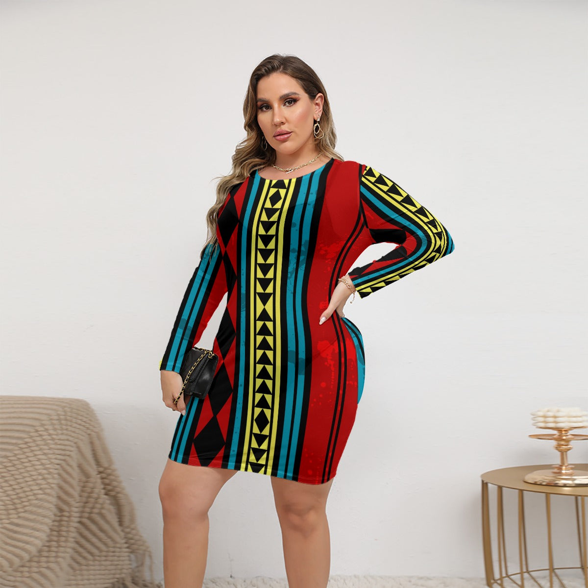 Achvffa | Mesh Dress (Plus Size)
