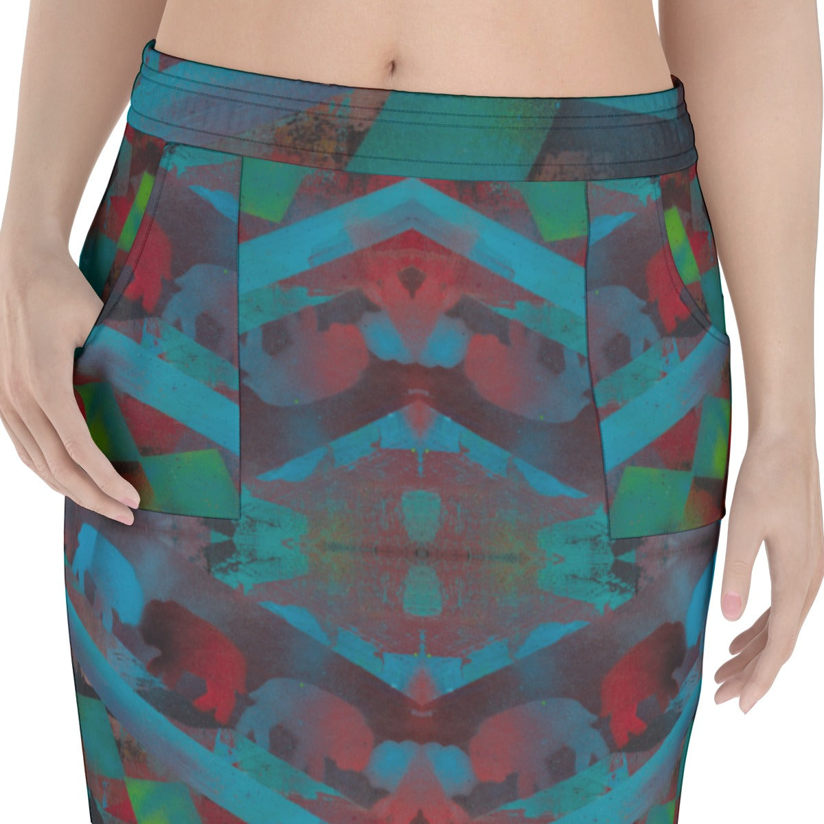 All-Over Print Women's Package Hip Skirt