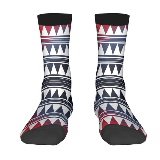 Contrast Color Socks For the USA