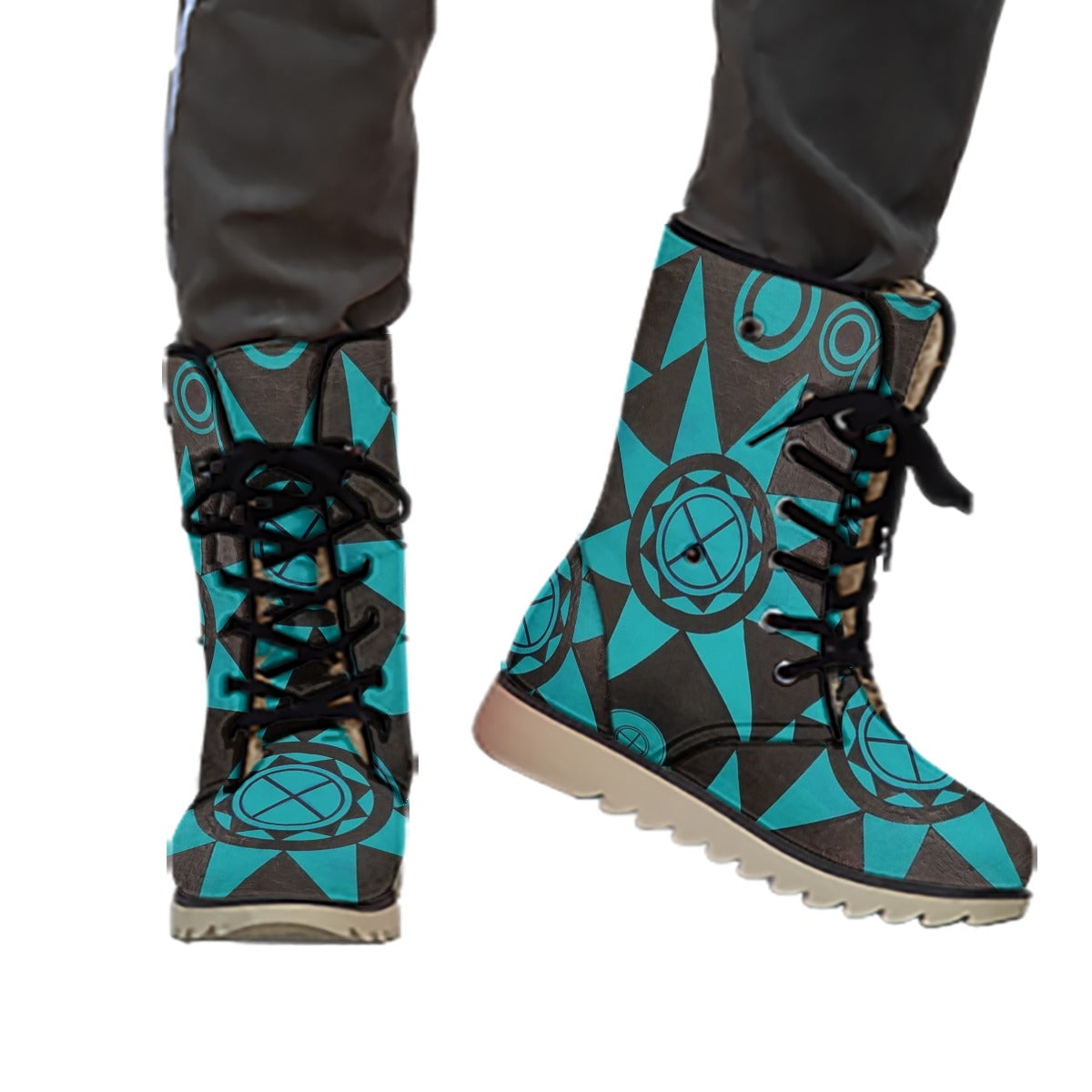 All-Over Print Women's Plush Boots