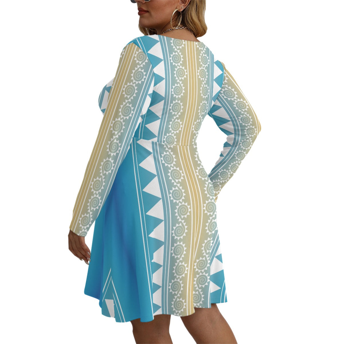 Mother meets Sky | long sleeve dress