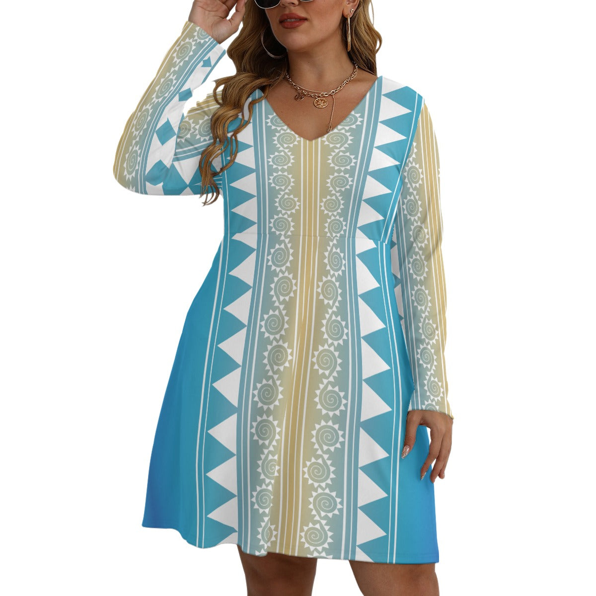 Mother meets Sky | long sleeve dress
