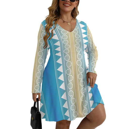 Mother meets Sky | long sleeve dress