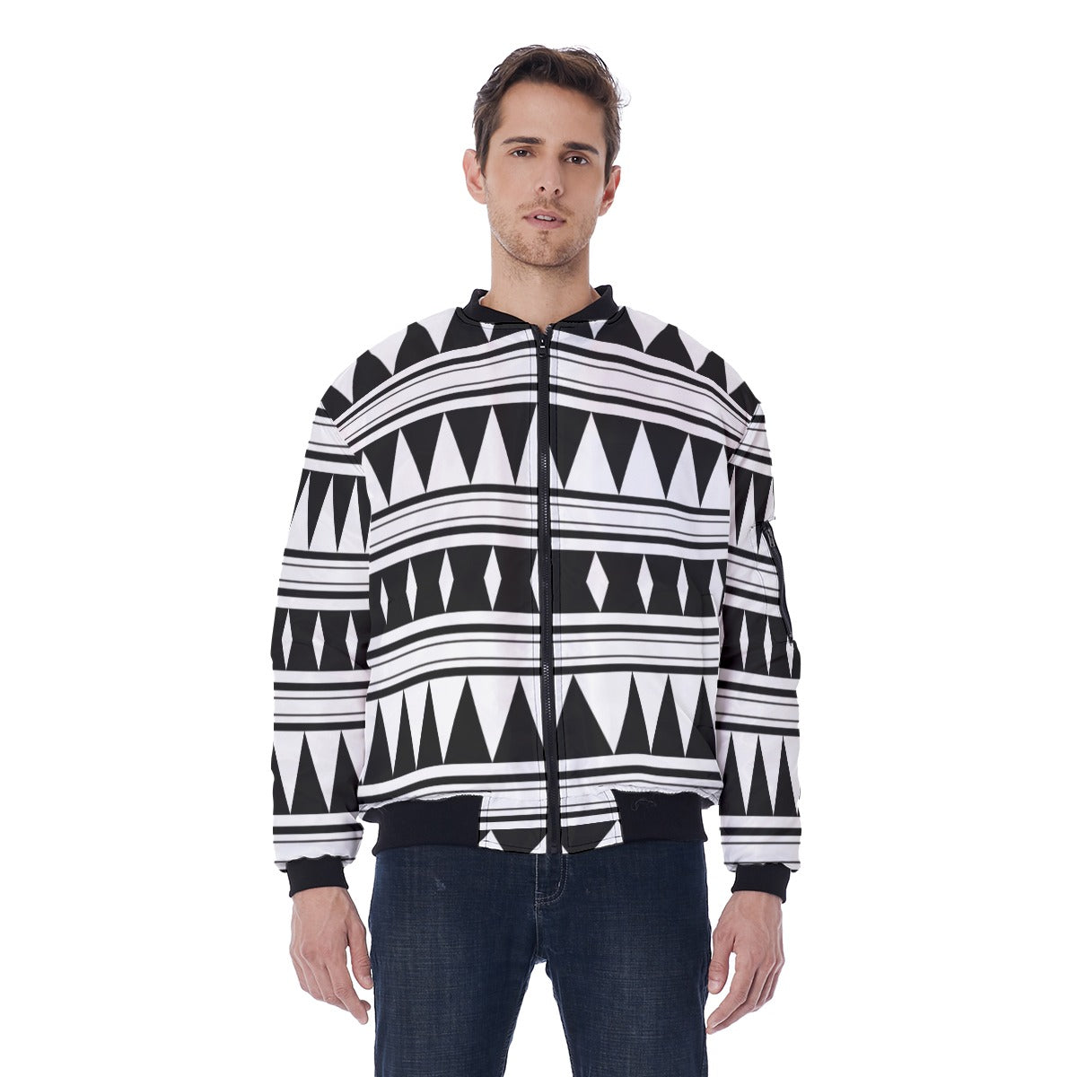 Darts |  Bomber Jacket With Sleeve Pocket